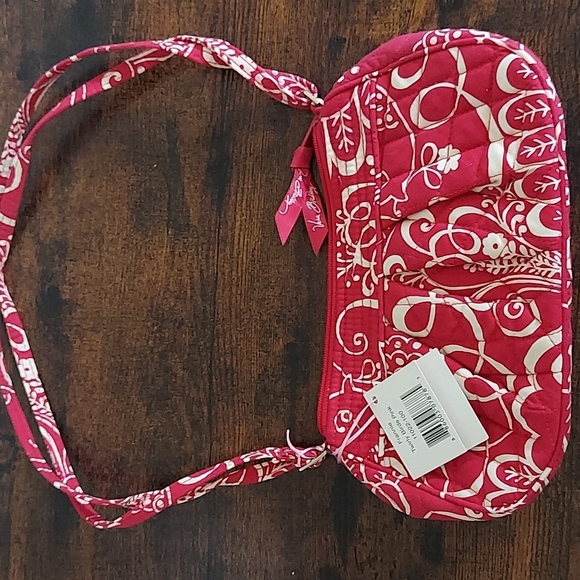 Vera Bradley Handbags - Vera Bradley Twirly Birds Pink Frannie Purse NWT